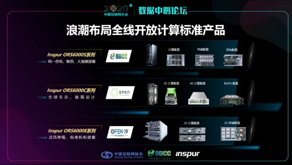 浪潮布局全线开放计算标准产品 